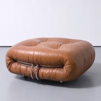 Afra & Tobia Scarpa SORIANA Leather Ottoman - Sold for $1,408 on 05-16-2026 (Lot 260).jpg
